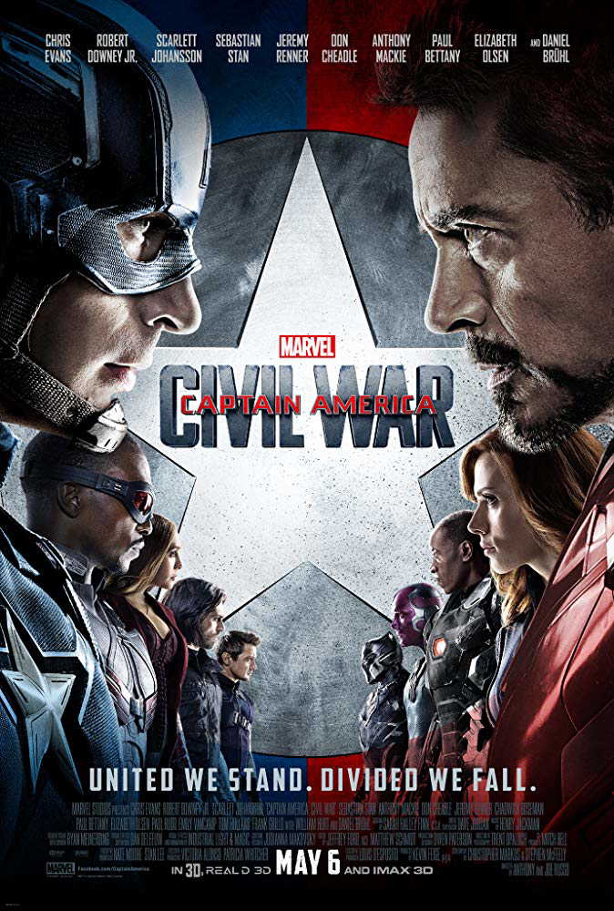 Captain America: Civil War in streaming