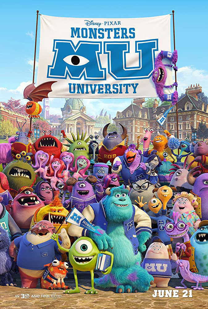 Monsters University in streaming